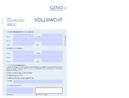 GENO50  Vollmacht PDF