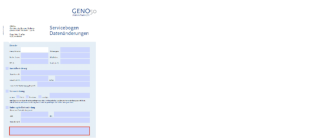 GENO50  Servicebogen Datenänderung PDF