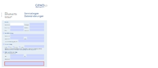 GENO50  Servicebogen Datenänderung PDF