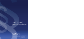 GENO50 Satzung mit Wahlordnung PDF