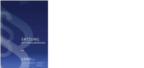 GENO50 Satzung mit Wahlordnung PDF