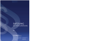 GENO50 Satzung mit Wahlordnung PDF