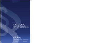 GENO50 Satzung mit Wahlordnung PDF